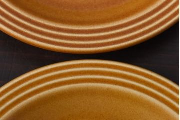 イギリスビンテージ　HORNSEA(ホーンジー)　Saffron(サフラン)　レトロでかわいらしいトリオ3客セット(1)