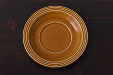 イギリスビンテージ　HORNSEA(ホーンジー)　Saffron(サフラン)　レトロでかわいらしいトリオ3客セット(1)