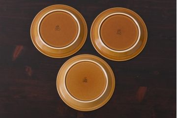 イギリスビンテージ　HORNSEA(ホーンジー)　Saffron(サフラン)　レトロでかわいらしいトリオ3客セット(1)