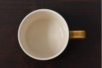 イギリスビンテージ　HORNSEA(ホーンジー)　Saffron(サフラン)　レトロでかわいらしいトリオ3客セット(2)