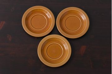 イギリスビンテージ　HORNSEA(ホーンジー)　Saffron(サフラン)　レトロでかわいらしいトリオ3客セット(2)