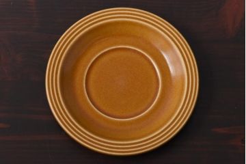 イギリスビンテージ　HORNSEA(ホーンジー)　Saffron(サフラン)　レトロでかわいらしいトリオ3客セット(2)