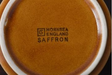 イギリスビンテージ　HORNSEA(ホーンジー)　Saffron(サフラン)　レトロでかわいらしいトリオ2客セット