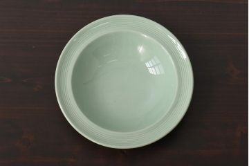 イギリスビンテージ　Woods ware(ウッズウエア)　Beryl(ベロル)　シリアルボウル2枚セット(スーププレート、深皿)