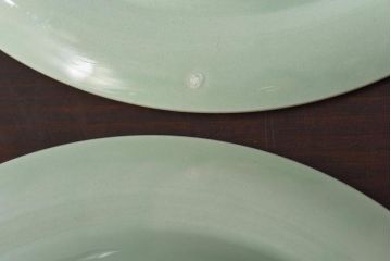 イギリスビンテージ　Woods ware(ウッズウエア)　Beryl(ベロル)　シリアルボウル2枚セット(スーププレート、深皿)