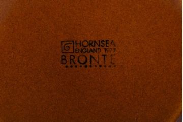 イギリスビンテージ　HORNSEA(ホーンジー)　BRONTE(ブロンテ)シリーズ　トリオ2客セット(カップ、ソーサー、プレート、洋食器)