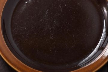 イギリスビンテージ　HORNSEA(ホーンジー)　BRONTE(ブロンテ)シリーズ　トリオ2客セット(カップ、ソーサー、プレート、洋食器)