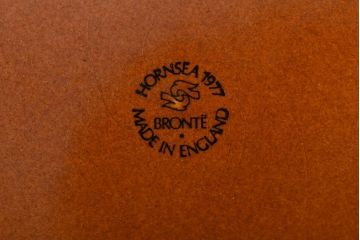 イギリスビンテージ　HORNSEA(ホーンジー)　BRONTE(ブロンテ)シリーズ　トリオ2客セット(カップ、ソーサー、プレート、洋食器)