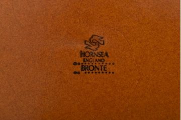 イギリスビンテージ　HORNSEA(ホーンジー)　BRONTE(ブロンテ)シリーズ　トリオ2客セット(カップ、ソーサー、プレート、洋食器)