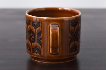 イギリスビンテージ　HORNSEA(ホーンジー)　HEIRLOOM(エアルーム)　カップ&ソーサー2客セット(洋食器)