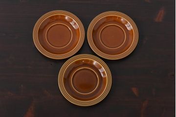 イギリスビンテージ　HORNSEA(ホーンジー)　HEIRLOOM(エアルーム)　カップ&ソーサー3客セット(洋食器)
