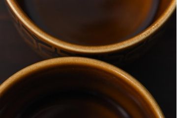 イギリスビンテージ　HORNSEA(ホーンジー)　HEIRLOOM(エアルーム)　カップ&ソーサー2客セット(洋食器)(3)