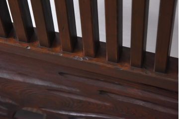 昭和初期　浮造のような木目を楽しめる衝立(つい立て、パーテーション)