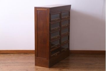 アンティーク家具　イギリスアンティーク　オーク材　小振りで取り出しやすいシャツケース(チェスト、ドロワー、引き出し)