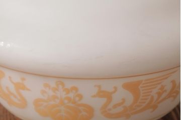 和製アンティーク　特大!　桐と鳳凰の図が素敵な天井照明(吊り下げ照明、ペンダントライト)