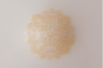 和製アンティーク　特大!　桐と鳳凰の図が素敵な天井照明(吊り下げ照明、ペンダントライト)