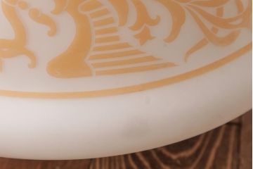 和製アンティーク　特大!　桐と鳳凰の図が素敵な天井照明(吊り下げ照明、ペンダントライト)