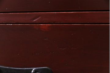 アンティーク家具　和製アンティーク　上手物!　漆　溜塗り　シックな雰囲気が漂う松本衣装箪笥(重ね箪笥、和タンス)