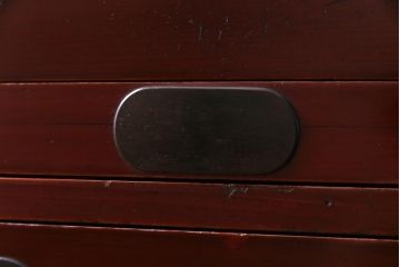 アンティーク家具　和製アンティーク　上手物!　漆　溜塗り　シックな雰囲気が漂う松本衣装箪笥(重ね箪笥、和タンス)