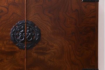 当店リメイク家具　伝統民芸　岩谷堂箪笥　2wayが便利な脚付サイドボード(衣装箪笥、引き出し、収納棚)