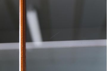 ジャパンビンテージ　ペイント家具　レトロな雰囲気が魅力的なカップボード(食器棚、収納棚)