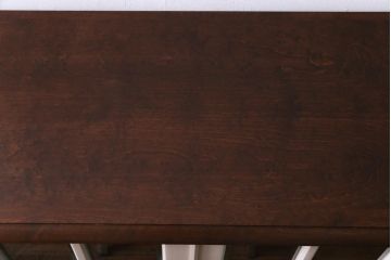 ペイント家具　ビンテージ　#138　淡いカラーが一味違う北海道民芸家具のサイドボード(サイドキャビネット、収納棚)