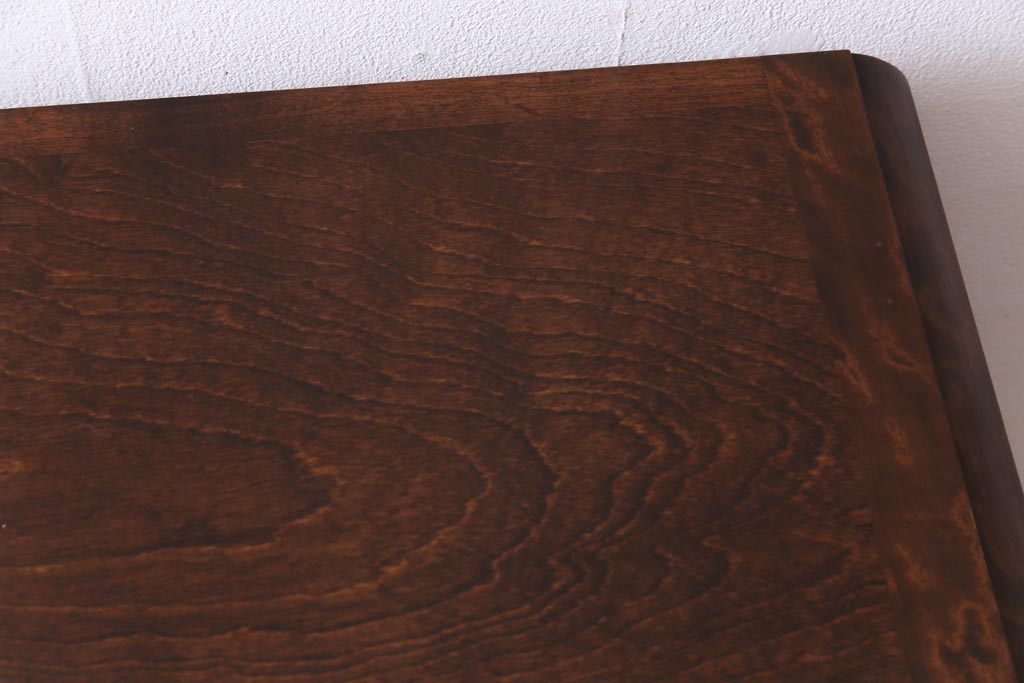 ペイント家具　ビンテージ　#138　淡いカラーが一味違う北海道民芸家具のサイドボード(サイドキャビネット、収納棚)