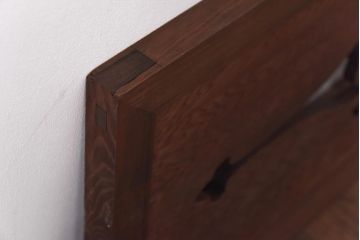 和製アンティーク　笹杢　オリエンタルな透かし模様がおしゃれな欄間(明り取り、明かり取り)