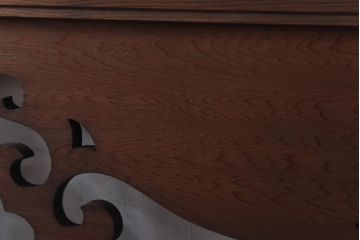 和製アンティーク　笹杢　オリエンタルな透かし模様がおしゃれな欄間(明り取り、明かり取り)