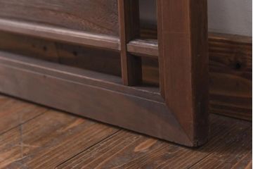 和製アンティーク　桐材くり抜き　桐紋の透かしが上品な欄間(明かり取り、明り取り)(2)