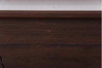 和製アンティーク　桐材くり抜き　桐紋の透かしが上品な欄間(明かり取り、明り取り)(2)