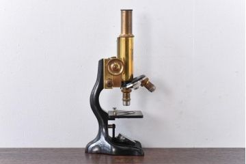 アンティーク雑貨　Ernst Leitz wetzlar No.231642 顕微鏡(マイクロスコープ、ライカ)