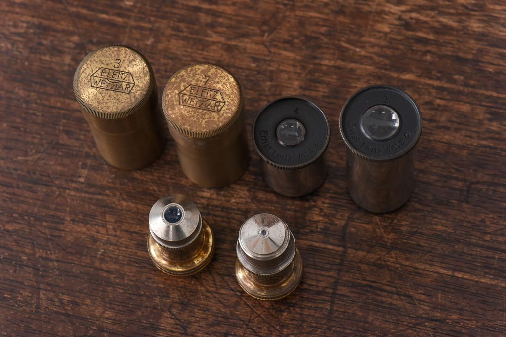 アンティーク雑貨　Ernst Leitz wetzlar No.231642 顕微鏡(マイクロスコープ、ライカ)