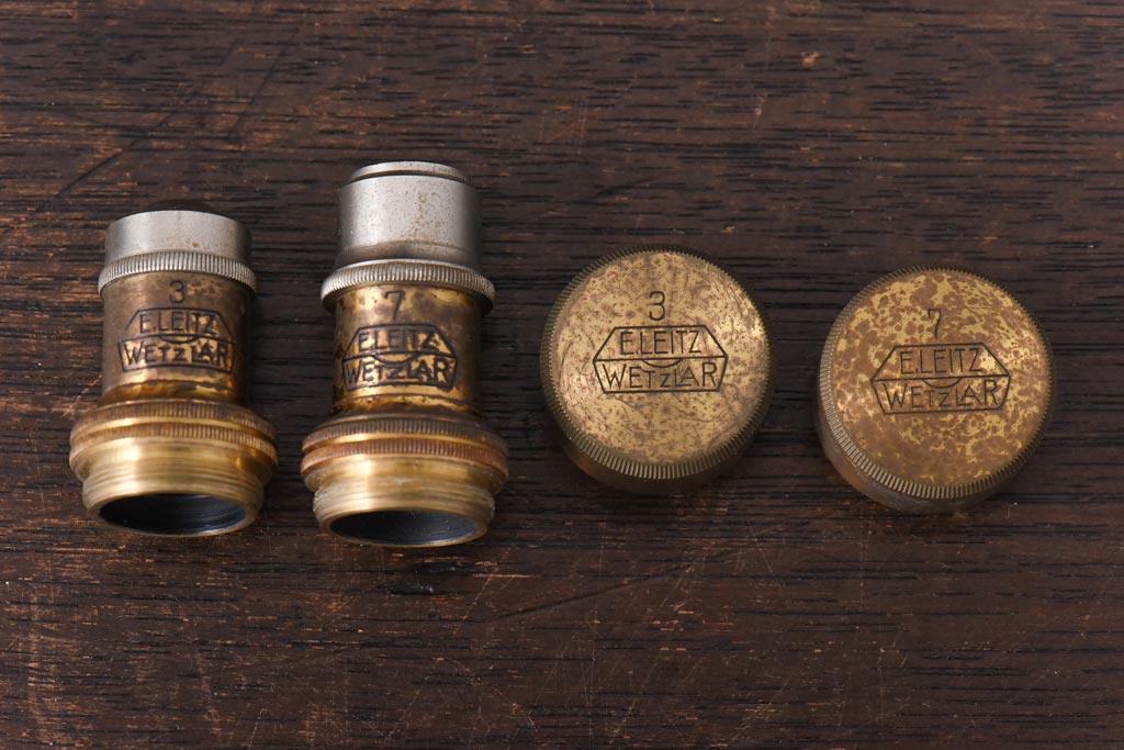 アンティーク雑貨　Ernst Leitz wetzlar No.231642 顕微鏡(マイクロスコープ、ライカ)