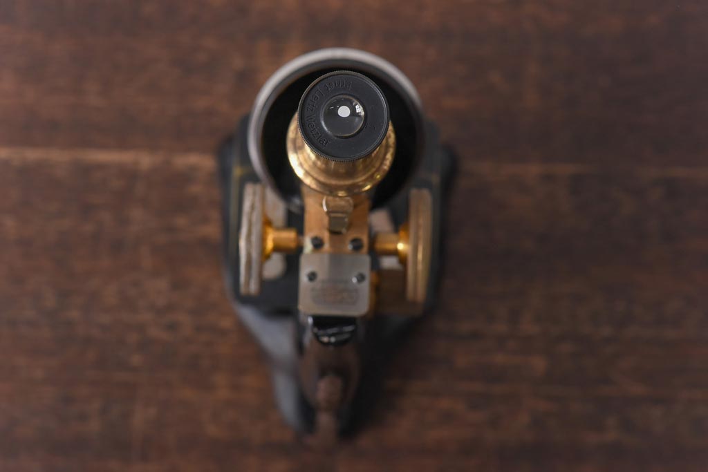 アンティーク雑貨　Ernst Leitz wetzlar No.231642 顕微鏡(マイクロスコープ、ライカ)