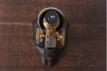 アンティーク雑貨　Ernst Leitz wetzlar No.231642 顕微鏡(マイクロスコープ、ライカ)