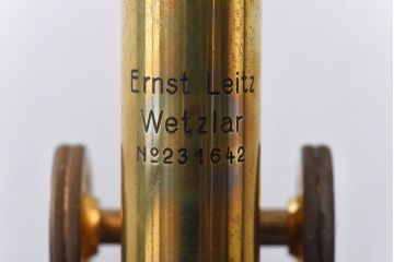 アンティーク雑貨　Ernst Leitz wetzlar No.231642 顕微鏡(マイクロスコープ、ライカ)