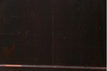和製アンティーク　障子紙貼り　明治大正期の風情あふれる板戸2枚セット(引き戸、建具)