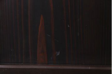 和製アンティーク　障子紙貼り　明治大正期の風情あふれる板戸2枚セット(引き戸、建具)