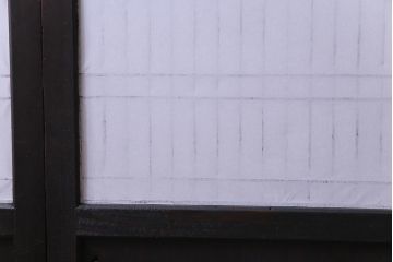 和製アンティーク　障子紙貼り　明治大正期の風情あふれる板戸4枚セット(引き戸、建具)