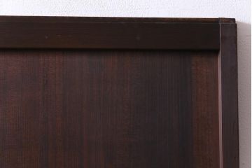 和製アンティーク　大正昭和初期　杉材柾目　幅狭タイプ　しっとりとした木肌が上品な板戸2枚セット(建具、引き戸)