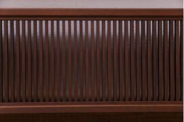 和製アンティーク　桐材　素朴な木味が風情を感じさせる欄間(筬欄間、明り取り)