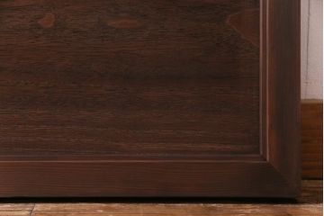 和製アンティーク　松の図　素朴な透かし意匠が魅力の欄間(明り取り、明かり取り)(R-035318)