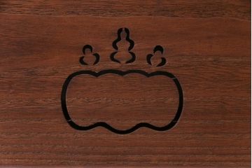 和製アンティーク　桐紋　素朴な透かし意匠が魅力の欄間(明り取り)(1)