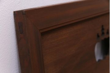 和製アンティーク　桐紋　素朴な透かし意匠が魅力の欄間(明り取り)(1)