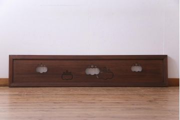 和製アンティーク　桐紋　素朴な透かし意匠が魅力の欄間(明り取り)(1)