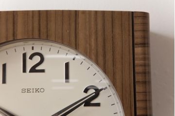 アンティーク雑貨　SEIKO(セイコー)　30DAY・1ヵ月巻　手巻き式　日付曜日付き掛け時計(柱時計、振り子時計)