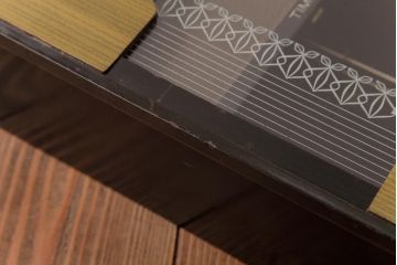 アンティーク雑貨　SEIKO(セイコー)　30DAY・1ヵ月巻　手巻き式　TIME DATER　日付曜日付き掛け時計(柱時計、振り子時計)