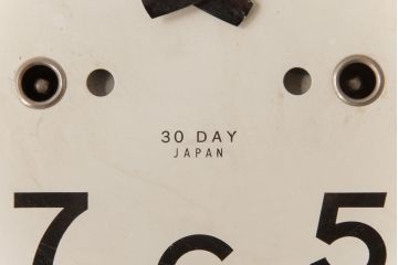 アンティーク雑貨　SEIKO(セイコー)　30DAY・1ヵ月巻　手巻き式　TIME DATER　日付曜日付き掛け時計(柱時計、振り子時計)
