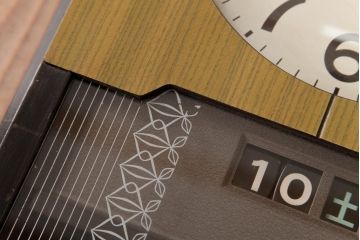 アンティーク雑貨　SEIKO(セイコー)　30DAY・1ヵ月巻　手巻き式　TIME DATER　日付曜日付き掛け時計(柱時計、振り子時計)